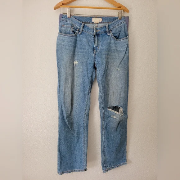 Hatch the Boyfriend distressed maternity jean, 24